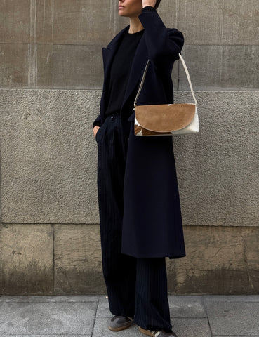 Navy Cloth Coat