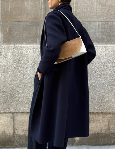 Navy Cloth Coat