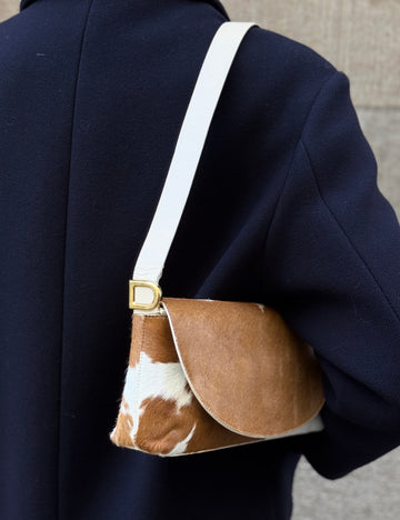 Cow Baguette Bag