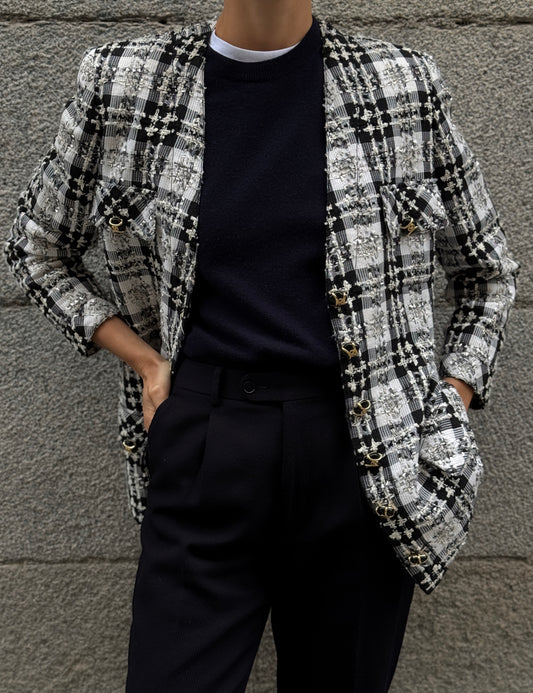 Blazer Tweed ByN