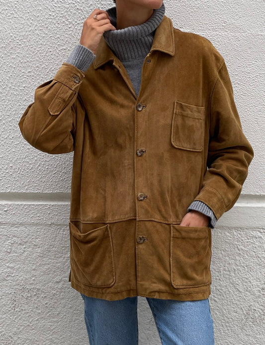 Camel Suede Jacket