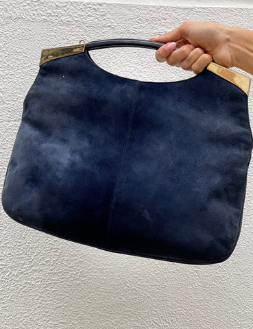 Bolso de Ante Azul