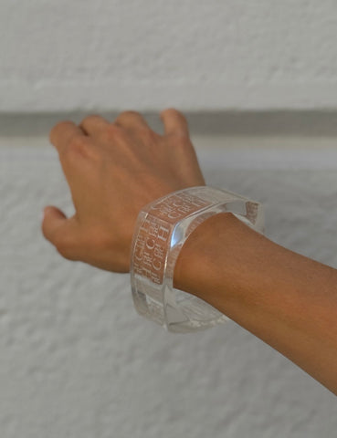 Pulsera de Resina Transparente