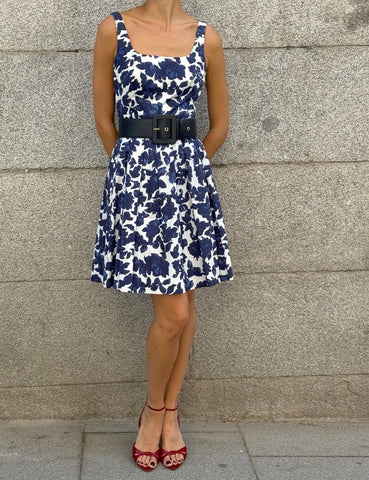 Blue Floral Dress