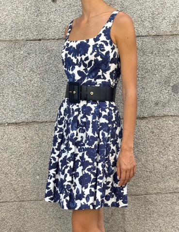 Vestido Floral Azul