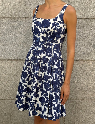 Vestido Floral Azul