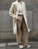 Beige Cloth Coat