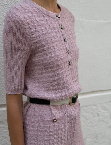 Pink Knitted Dress