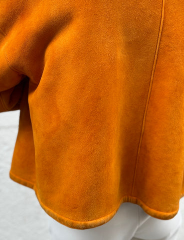 Orange Mouton Jacket