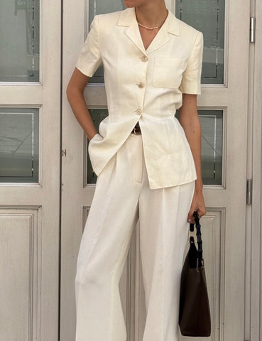 White Linen Jacket