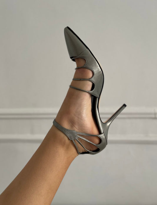 Silver Stilettos