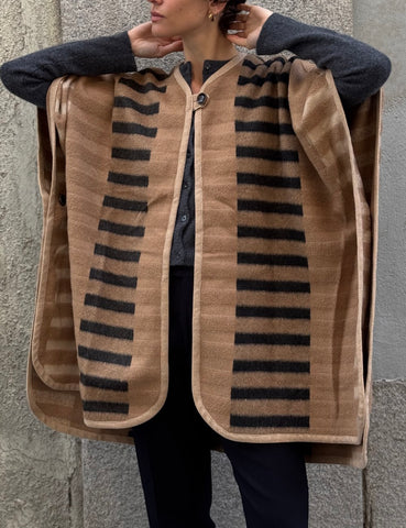 Striped Poncho