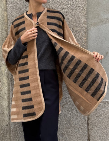 Striped Poncho