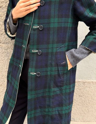 Green Reversible Trench Coat