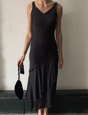 Black Chiffon Dress