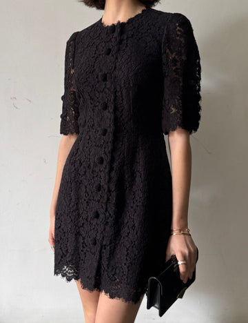 Black Lace Dress