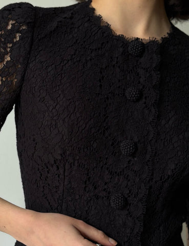 Black Lace Dress