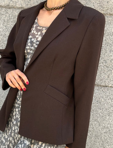 Chocolate Brown Blazer