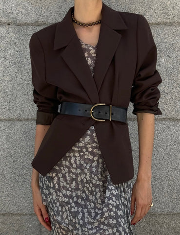 Chocolate Brown Blazer