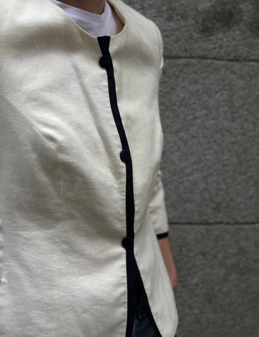 White Linen Jacket