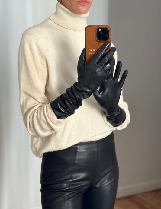 Long Gloves - Leather