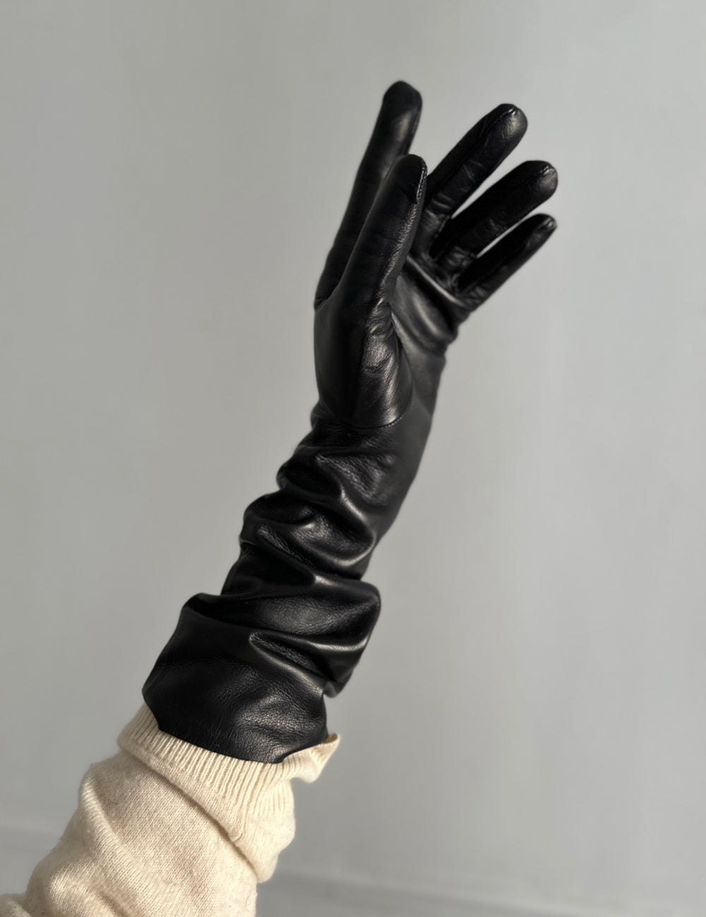 Lange Handschuhe – Leder