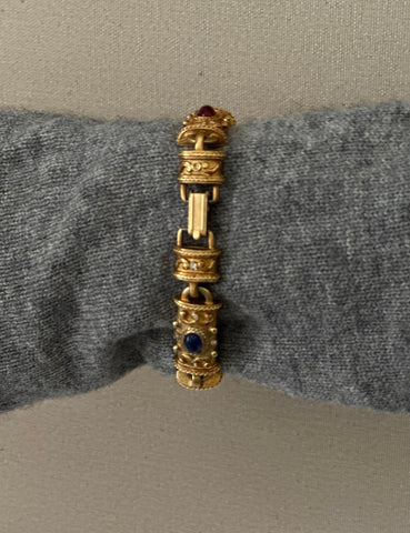 Goldenes Armband - Steine