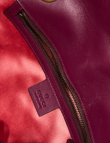 Marmont Fuchsia Velvet Bag