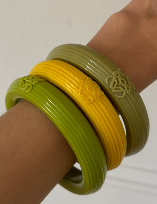 Yellow Resin Bracelet