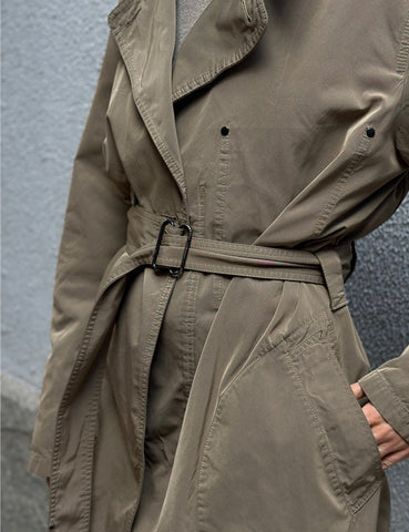 Trench Nylon Caqui