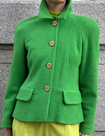 Handtuchgrüne Jacke