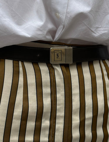 Striped Straight Pants