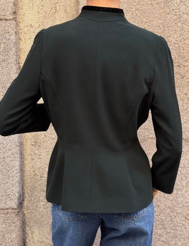 Chaqueta Verde Oliva Terciopelo