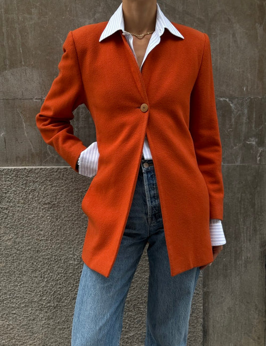 Long Orange Jacket