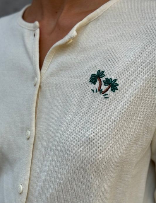 Embroidered Cardigan