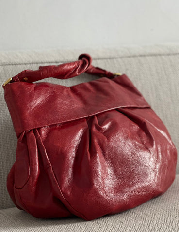 Bolso Hobo Rojo