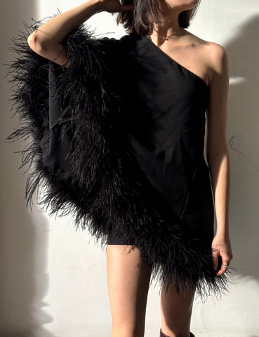 Vestido Plumas