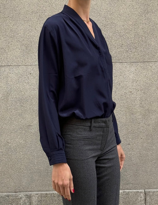 Korean Blue Blouse