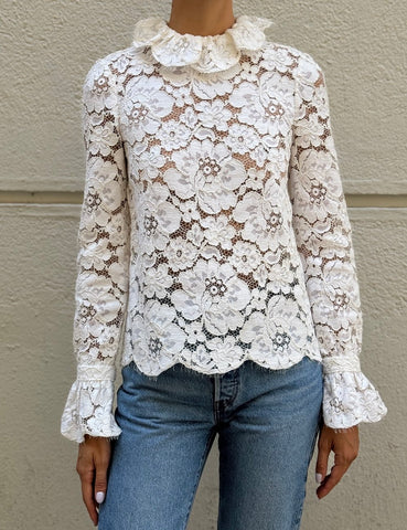 White Lace Blouse