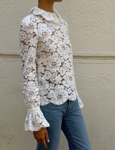 White Lace Blouse