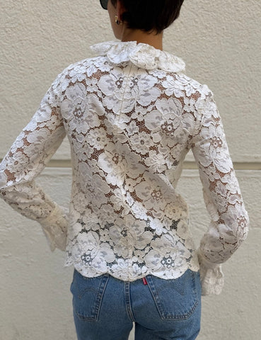 White Lace Blouse