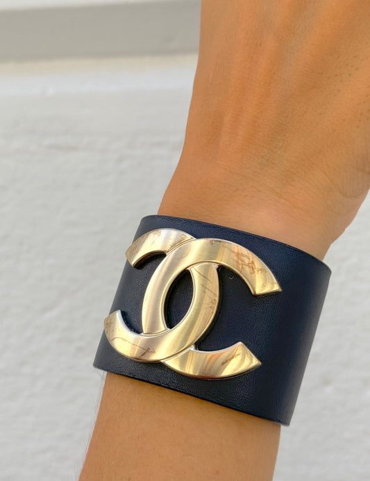 Wide Leather Bracelet