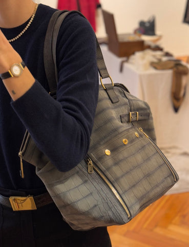 Bolso Downtown Gris