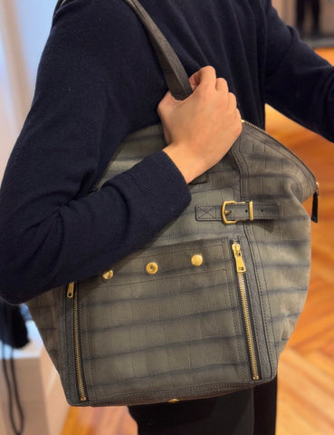 Bolso Downtown Gris