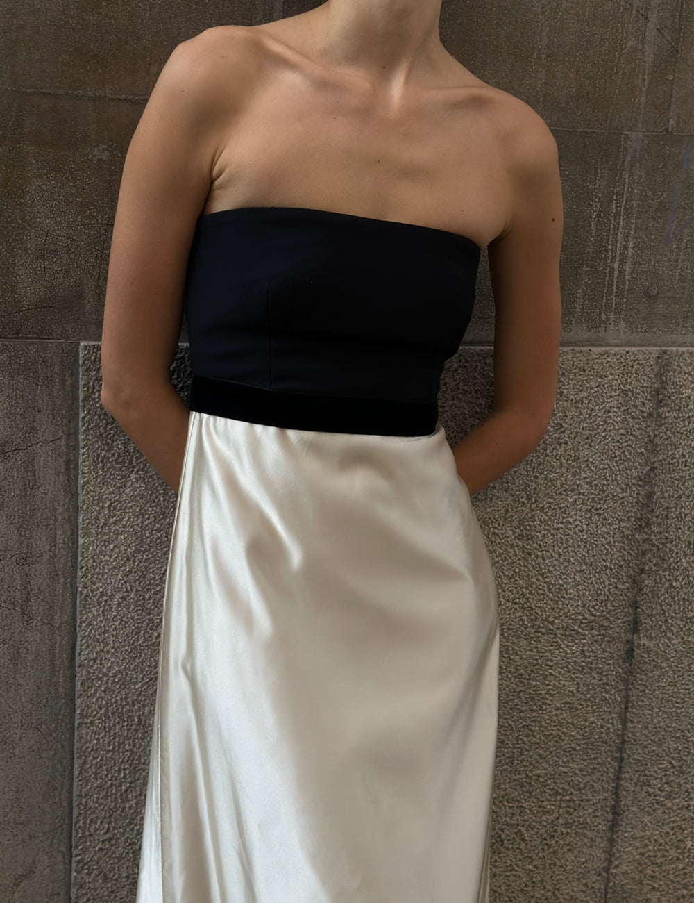 Schwarz-weißes Kleid - Max Mara