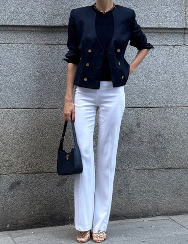 Double-breasted sailor blazer