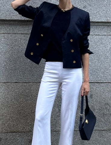 Double-breasted sailor blazer