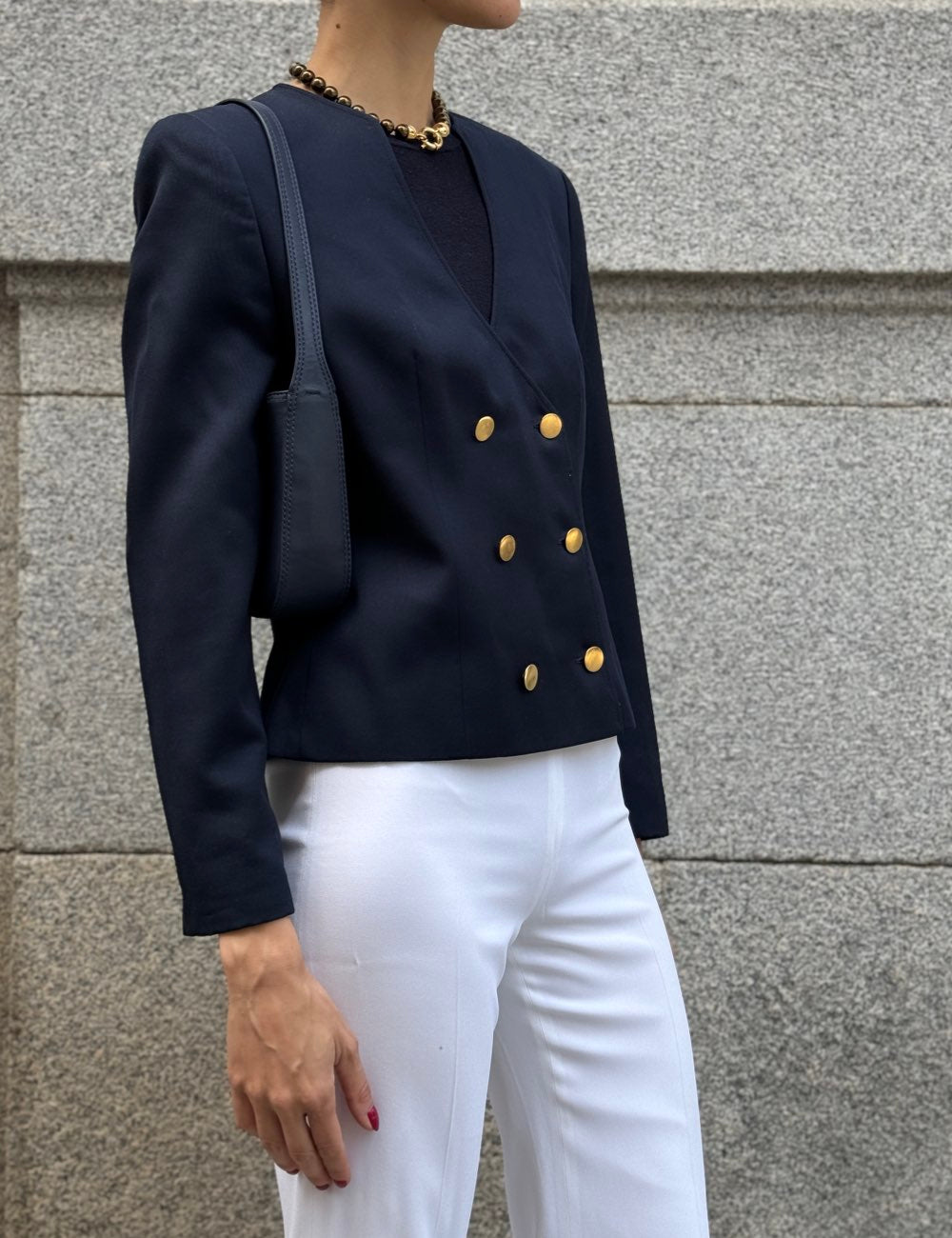 Double-breasted sailor blazer