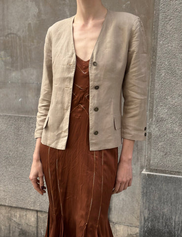 Natural Linen Jacket