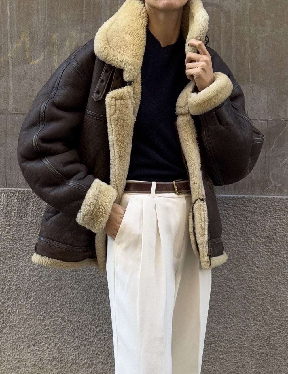 Mouton Aviator Jacket